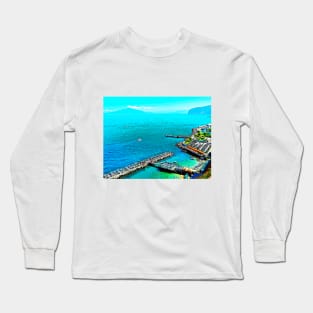 Marina Piccola Bay, Sorrento, Italy Long Sleeve T-Shirt